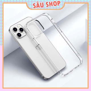 Ốp Lưng Iphone - Dẻo Trong Suốt A+ Chống Ố Vàng Cưc Bền - Sâu Shop