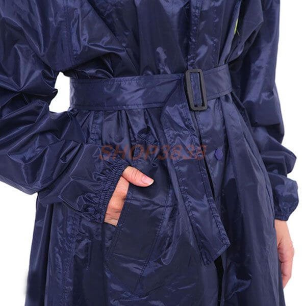 Áo Mưa Măng Tô Vải Dù 1m6 Không Thấm Nước - Lựa Màu