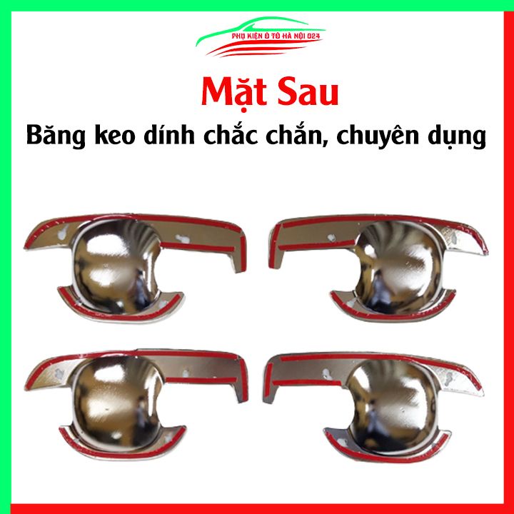 Ốp tay hõm mạ crom Innova 2008-2015 sáng bóng chống trầy bảo vệ cửa xe ô tô