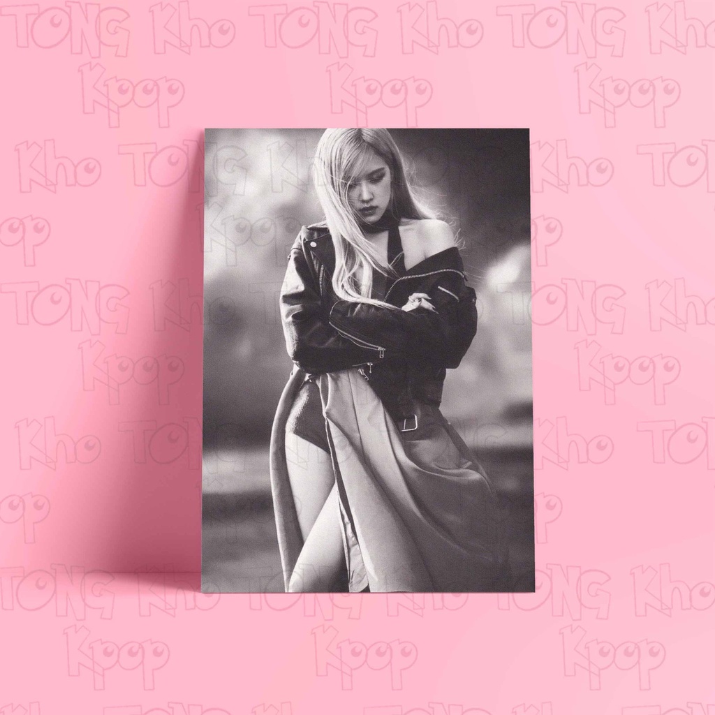 Tấm Poster cao cấp giấy 260gsm in hình ROSÉ  SINGLE ALBUM idol Kpop ảnh đẹp