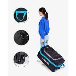 Vali kéo du lịch gấp gọn chống nước 85L NatureHike NH18X027-M, 110L NH18X027-L