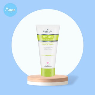 Sữa rửa mặt Floslek cho da Nhờn mụn Anti Acne Bacterial Face Cleansing Gel 200ml [Aimee1992]