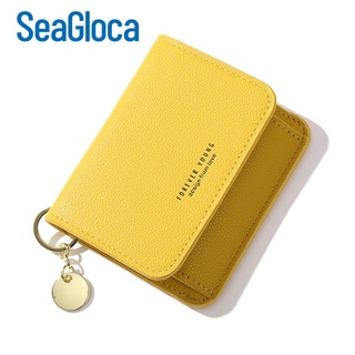 Ví đựng thẻ Seagloca 1067 mini kiểu dáng đơn giản phong cách Hàn Quốc cho nữ