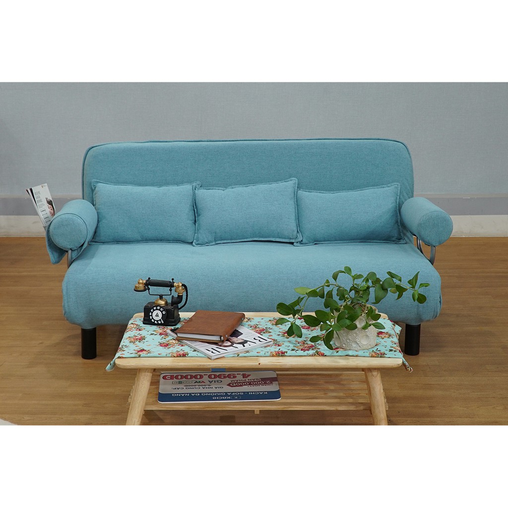 Thanh lý trưng bày - Ghế sofa giường nằm đa năng Kachi MK191 - Màu xanh dương