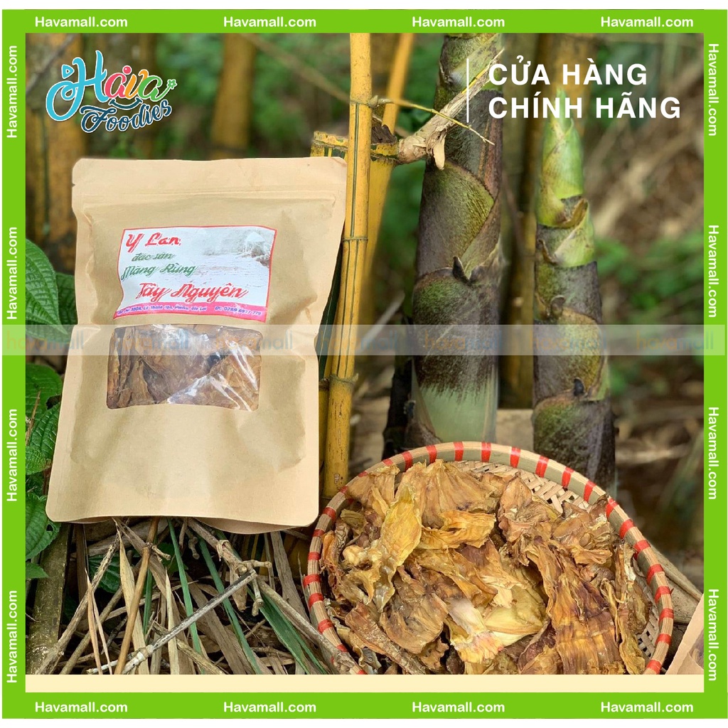 [HÀNG CHÍNH HÃNG] Măng Rừng Khô Tây Nguyên Y Lan 500gr