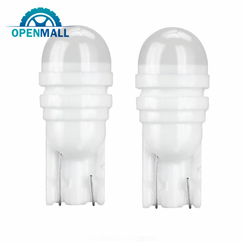 Bộ 2 đèn LED T10 W5W bằng sứ cho trang trí xe hơi