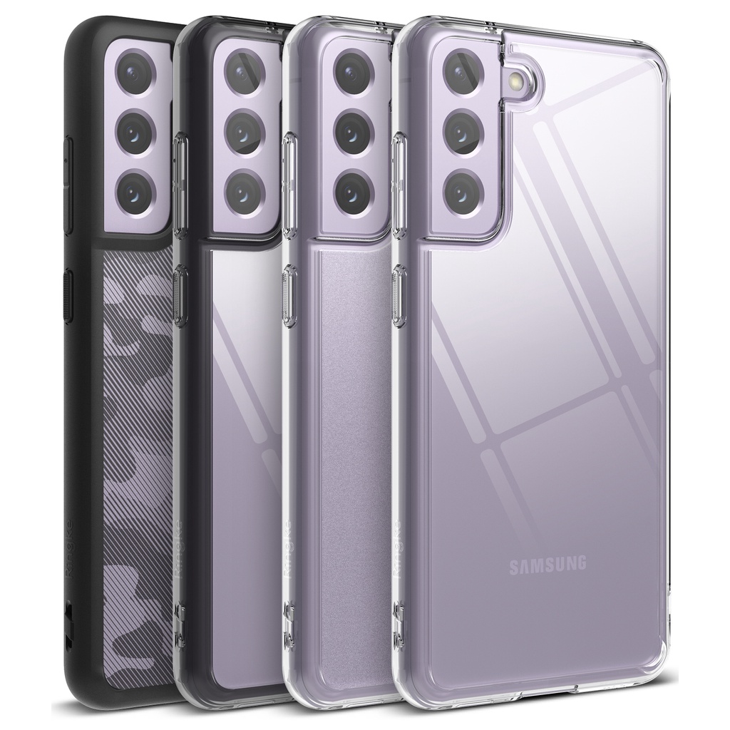 RINGKE Fusion Ốp Điện Thoại PC Cứng Viền TPU Trong Suốt Cho Galaxy S21 FE