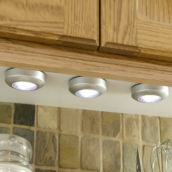Đèn LED dán tường 3 bóng siêu sáng sài pin AA