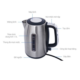 Bình Đun Siêu Tốc Sharp EKJ-17VS-ST(1.7L-BH 12 tháng)