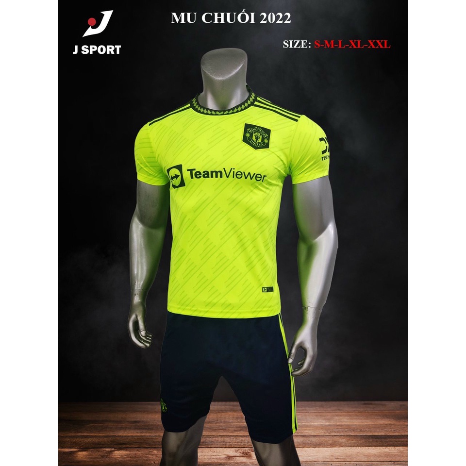 Bộ quấn áo đá banh có in tên số theo yêu cầu của bạn - Vải thun lạnh thoáng mát siêu đẹp 2022 - 2023.