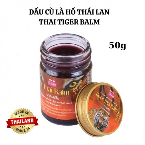 Dầu cù là Thái Lan Dầu xoa bóp Thái Lan Dầu cù là xoa bóp cánh buồm vàng Thái Lan 50gr