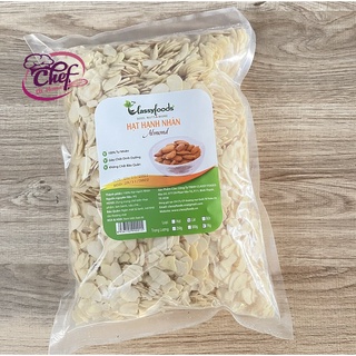 Hạnh nhân lát chưa rang 1kg làm bánh thuyền, kẹo