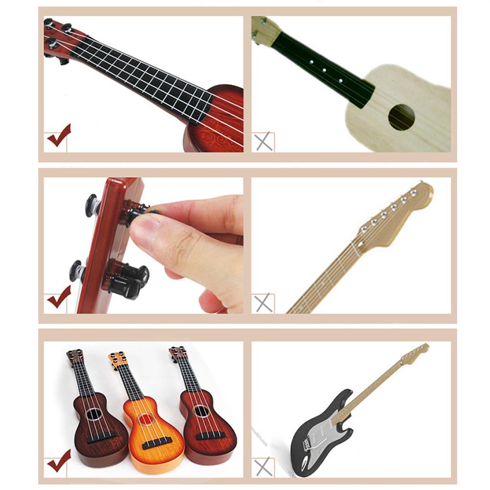 Đàn Ukulele Mini Bằng Gỗ Phong Cách Retro