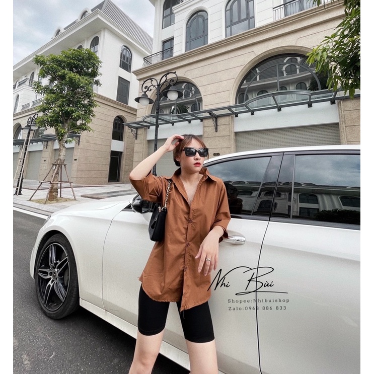 Áo sơ mi tay lỡ cực hot ( siêu rẻ)