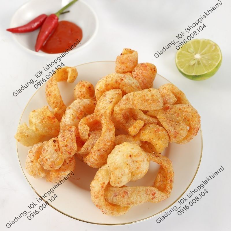 DA HEO CHÁY TỎI ỚT (160G)