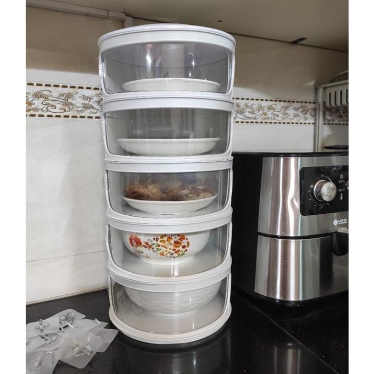 Lồng bàn 5 tầng chống bụi và côn trùng thông minh ( tuyển khách sỉ)