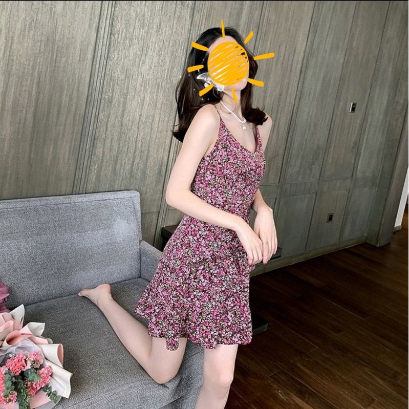 Thanh lý/ Pass đầm dây hoa xòe bèo
