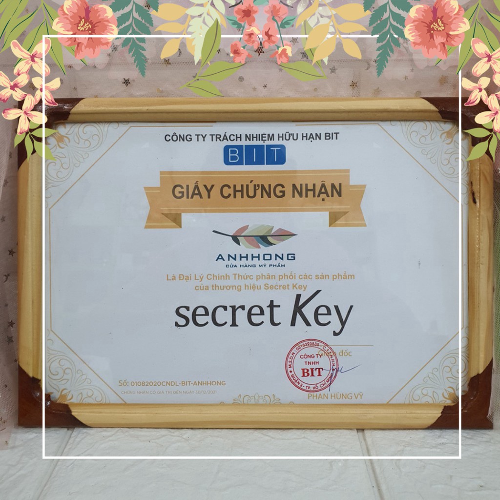 Son dưỡng có màu Sweet Glam Tint Glow của Secret Key