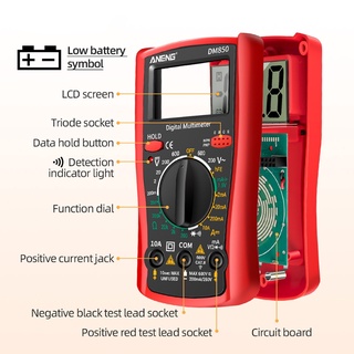Digital DM850 Electronic Digital Multimeter Professional 1999 Counts Multimeter