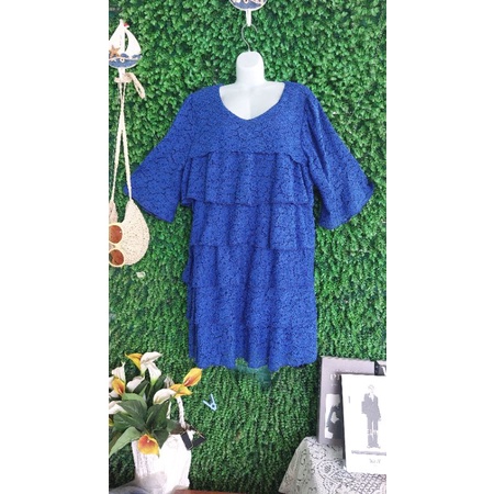 Thanh lý đầm xanh tầng bigsize.