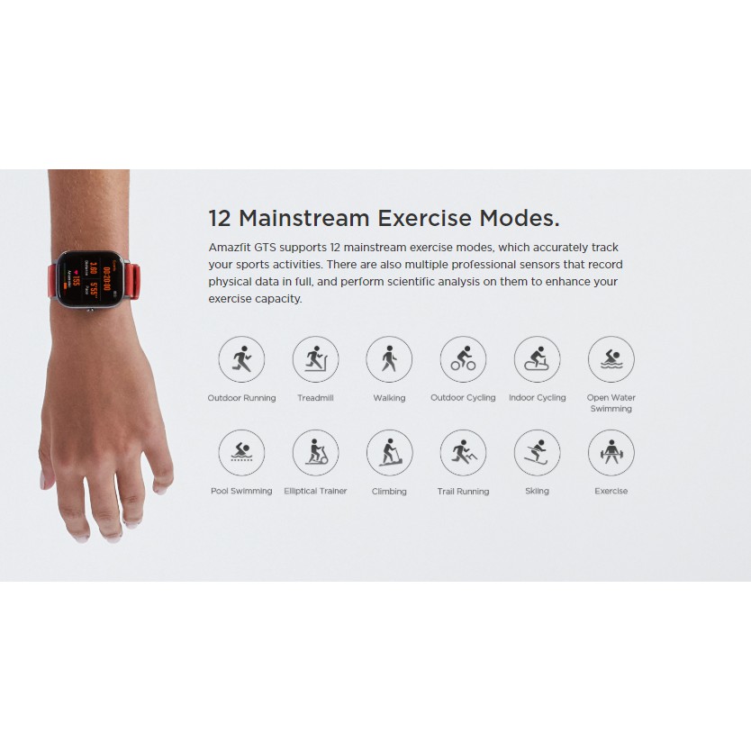 Đồng Hồ Thông Minh Xiaomi Amazfit GTS 2019 Global - Hàng Chính Hãng - Bản Quốc Tế - Phân Phối Bởi Digiworld | BigBuy360 - bigbuy360.vn