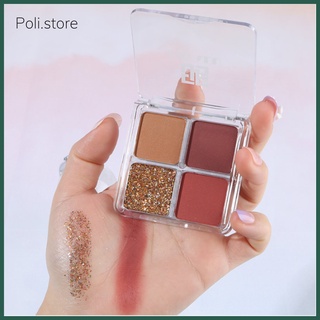 Bảng phấn mắt DIKALU 4 ô dễ phối màu