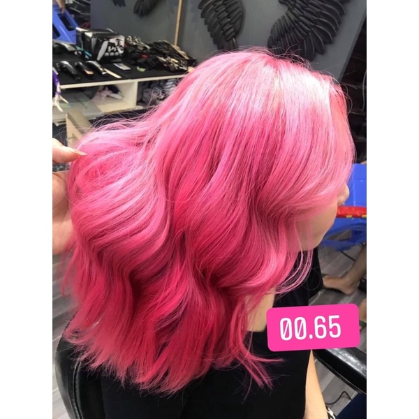 Tuýp Thuốc Nhuộm Tóc Màu Pink Hồng Tplus 0.65 Hair Dye Color Cream