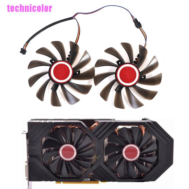 1 Cặp Quạt Làm Mát Thẻ Video GPU Cho XFX RX 590 / 580 VGA | BigBuy360 - bigbuy360.vn