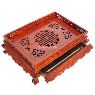 Khay trà gỗ hương chân đỉnh