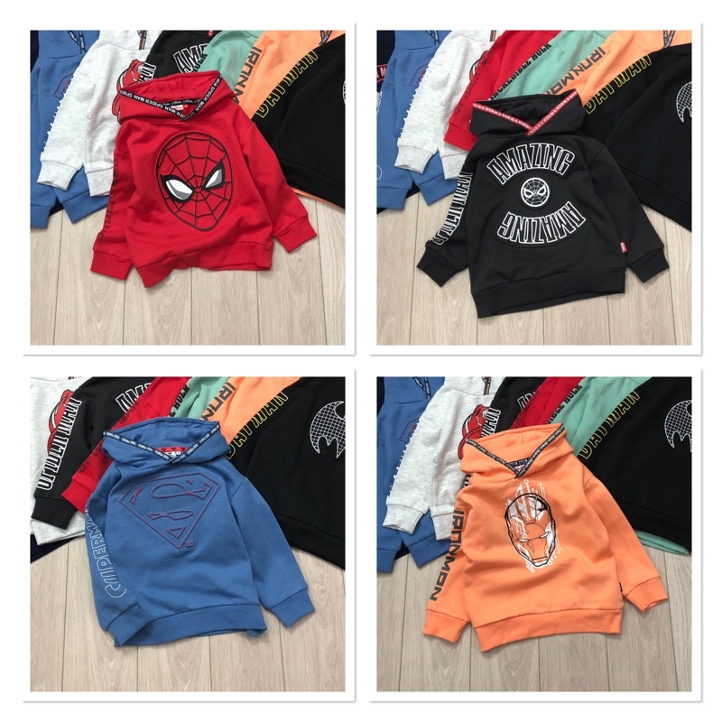 Áo khoác nỉ hoodie Mar.vel link 2