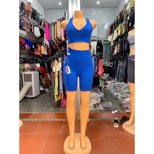 bộ đồ Yoga bộ tập thể thao,Bộ đồ tập,Kết hợp đào tạo,Quick dry Kiểu sọc