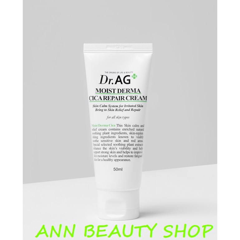 Kem Dưỡng Dr.AG+ Moist Derma Cica Repair Cream 50ml
