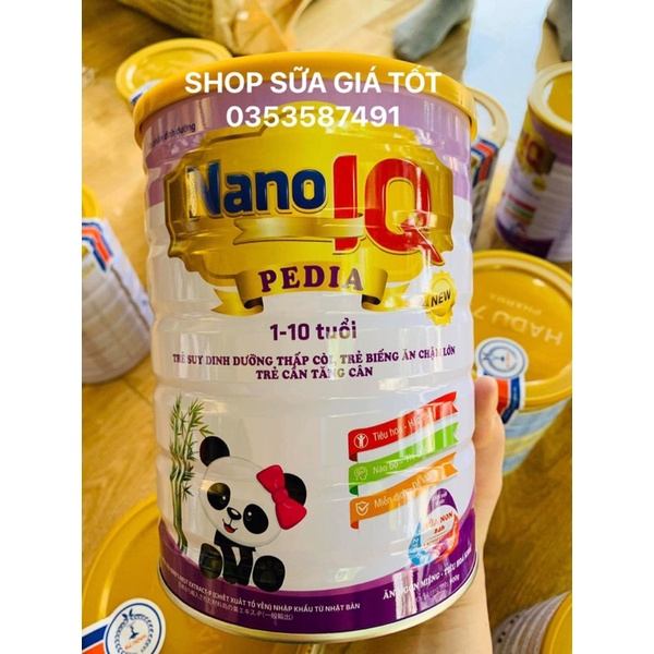 Sữa nano iq colostrum/pedia/chiều cao loại 900g.