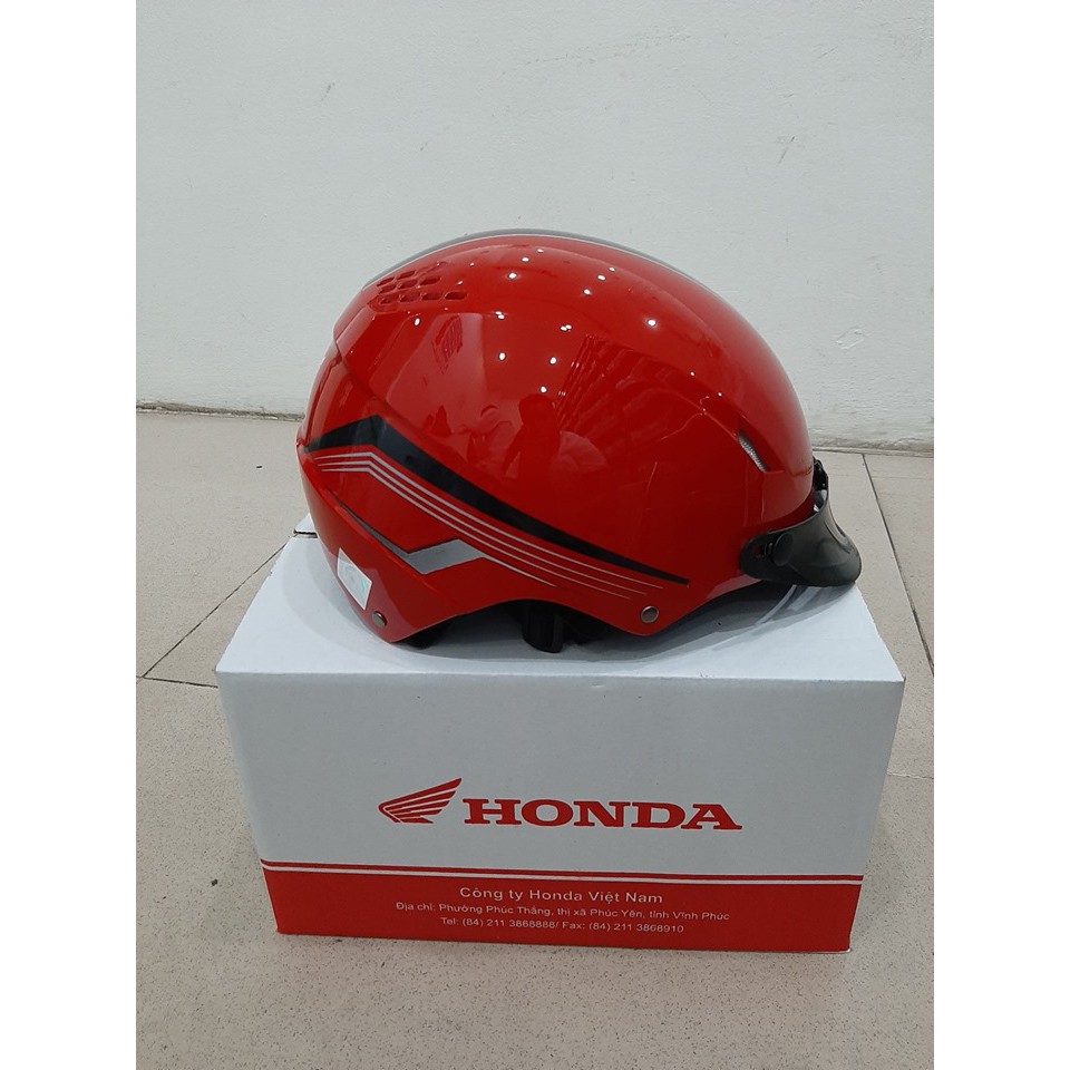 Mũ bảo hiểm nửa đầu Vic decal (Honda) Bảo hành 6 tháng