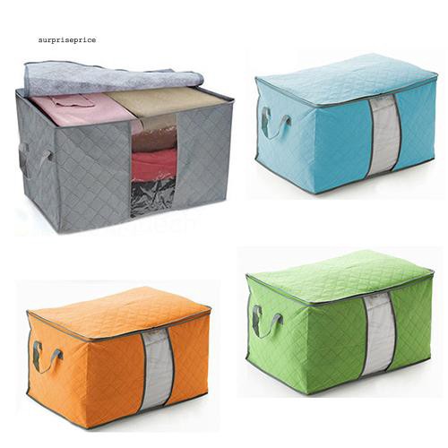 Túi đựng đồ 60cm x 42cm x 36cm bằng vải than tre không dệt tiện dụng