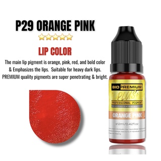 MỰC PHUN XĂM P29 ORANGE PINK ( CAM HỒNG ĐỎ )