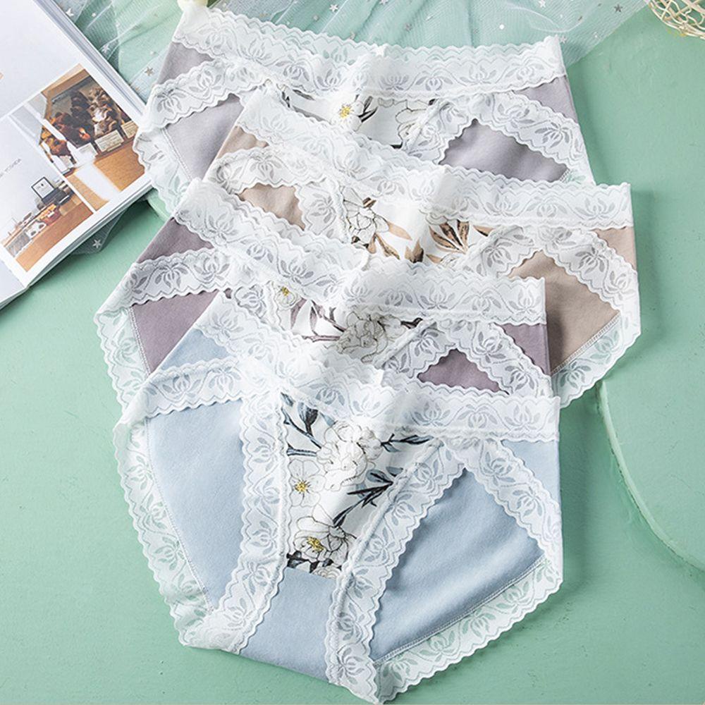 OCEANMAP Quần Lót Ren Lưng Vừa Xẻ Tà Quyến Rũ Thoải Mái Cho Nữ