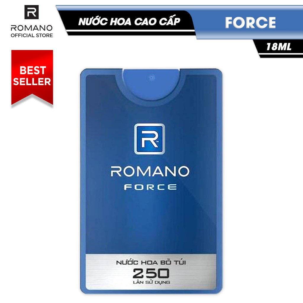 (Date 2.2023) Nước hoa bỏ túi Romano 18ml quyến rũ lịch lãm mạnh mẽ | BigBuy360 - bigbuy360.vn