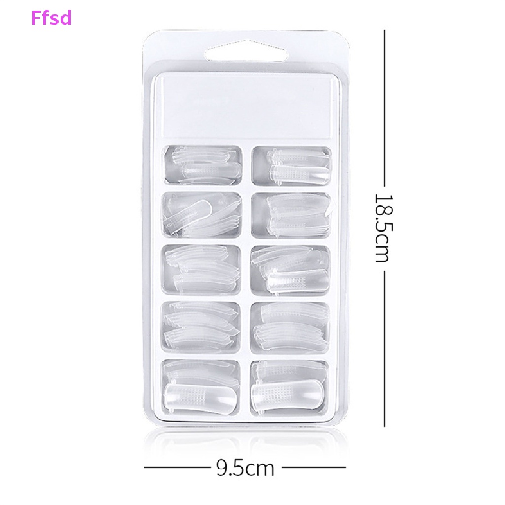 Set 100 Móng Tay Giả Hai Lớp Che Phủ Toàn Diện Nhanh Chóng