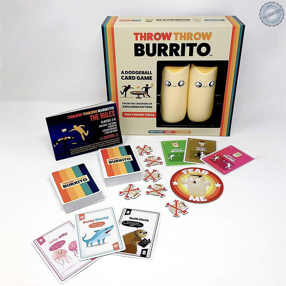 Bộ trò chơi Burrito bóng né giảm căng thẳng thú vị cho trẻ em trên 7 tuổi và cả gia đình