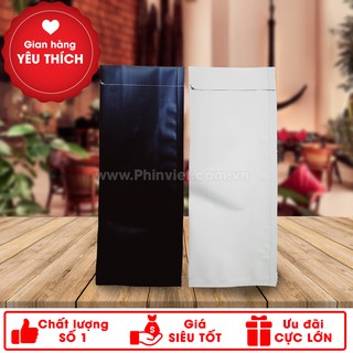 [COMBO 50 TÚI]Túi đựng cà phê hạt 1 kg có van 1 chiều không khóa zip