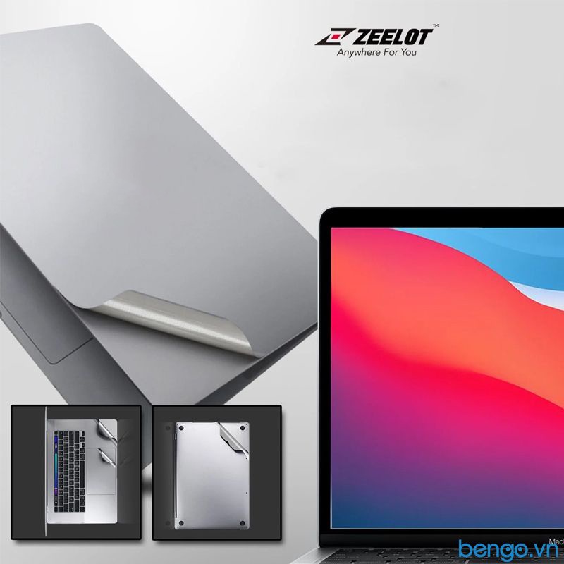 Dán Mac Pro 13&quot; M2 2022 Full 6 In 1 ZEELOT Cao Cấp