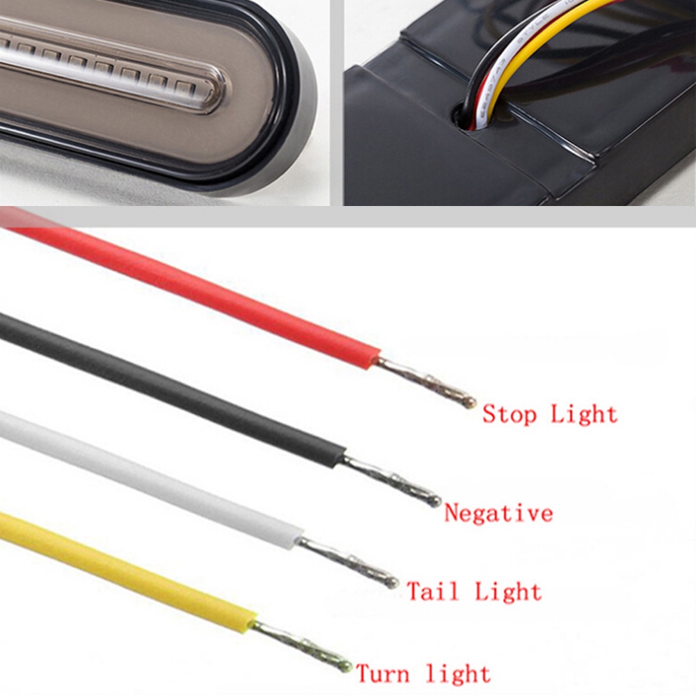 Đèn LED 100 Bóng Hai Màu Cho Phanh Xe Tải