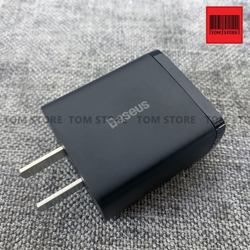 Cốc sạc nhanh 17W Baseus Compact Charger chân cắm CN 3 cổng USB sạc nhiều thiết bị cùng lúc