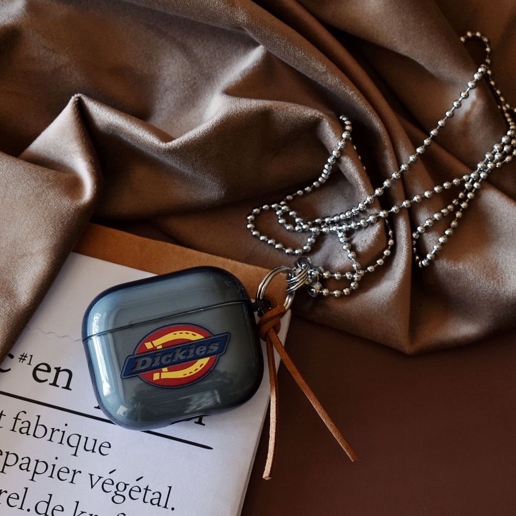 Vỏ Bảo Vệ Hộp Đựng Tai Nghe AirPods Pro 2 2022 Bluetooth Không Dây Bằng Silicon PC TPU Mềm Màu Xám Trong Suốt Thời Trang