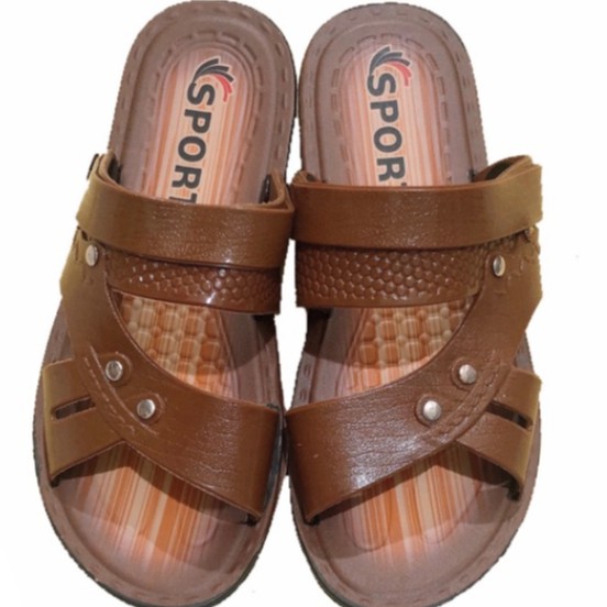 XẢ KHO DÉP SANDAL NHỰA GIẢ DA NAM( TĂNG LÊN 1 SIZE)