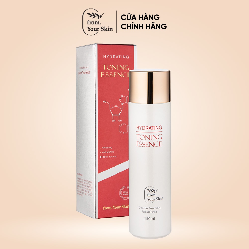 Combo 2 Nước Thần Tinh Chất Huyết Thanh Tơ Tằm Hydrating Toning Essence 3in1 From Your Skin 150mlx2