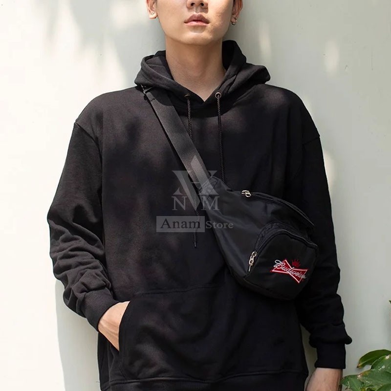 Áo Hoodie Nam Nữ, Trơn, Vải Nỉ Ngoại, Anam Store