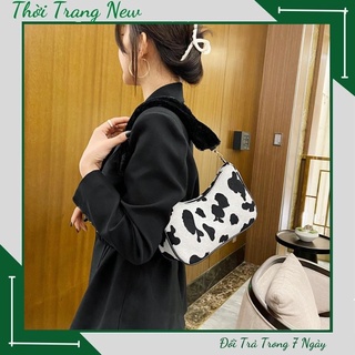 Túi Đeo Vai 💖HOT TREND💖 Túi Kẹp Nách Bò Sữa Dây Đeo Long Nhung Mềm Mịn [Mẫu Mới 2021] Thời Trang New