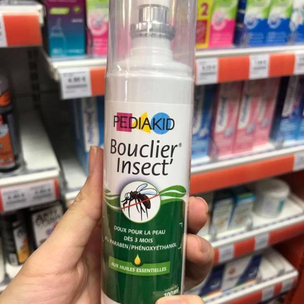 Pediakid Bouclier Insect Spray Action Préventive-Xịt Chống Muỗi Và Côn Trùng Cho Bé